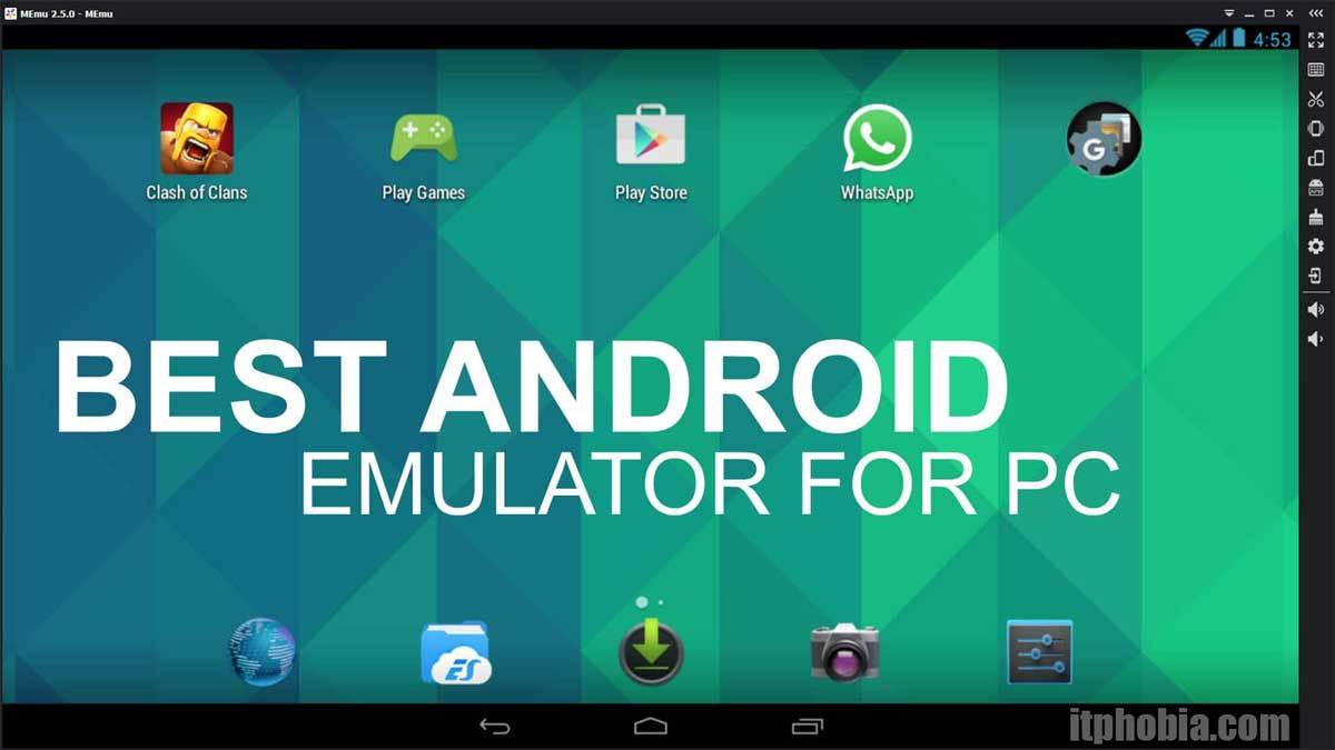 android emulator for win 10